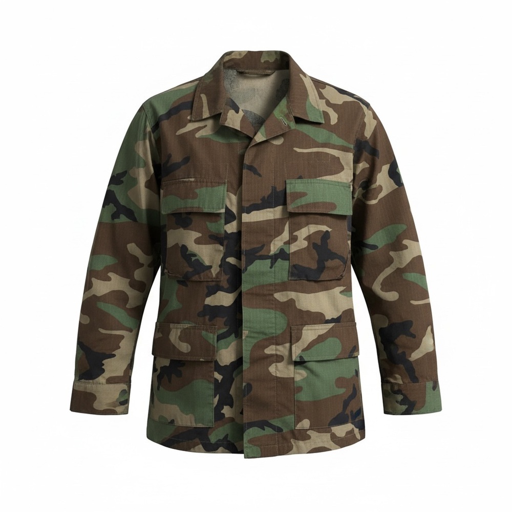 US ARMY Men's Hot Weather OCP Uniform Blouse Woodland Camouflage